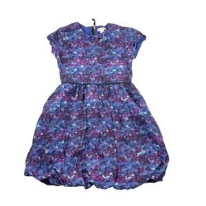 Crewcuts Purple Floral Dress